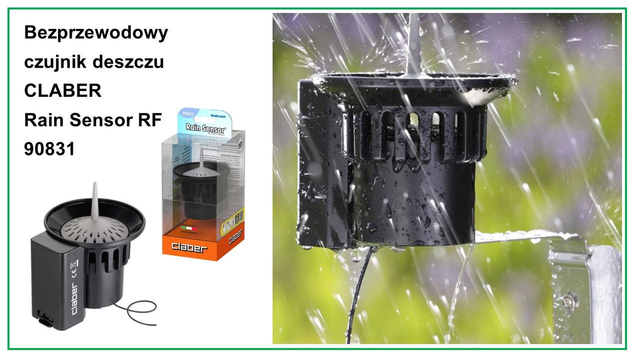 Bezprzewodowy czujnik deszczu Claber Rain Sensor RF 90831