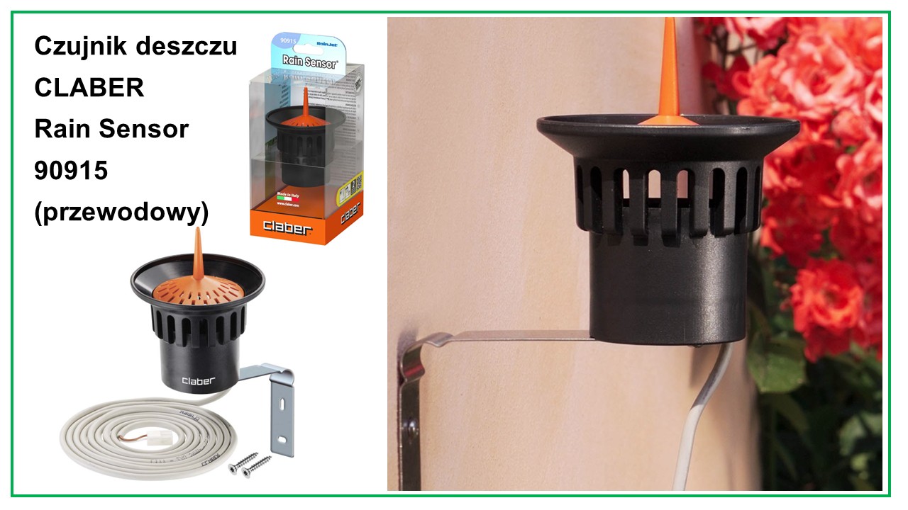 Przwodowowy czujnik deszczu Claber Rain Sensor 90915