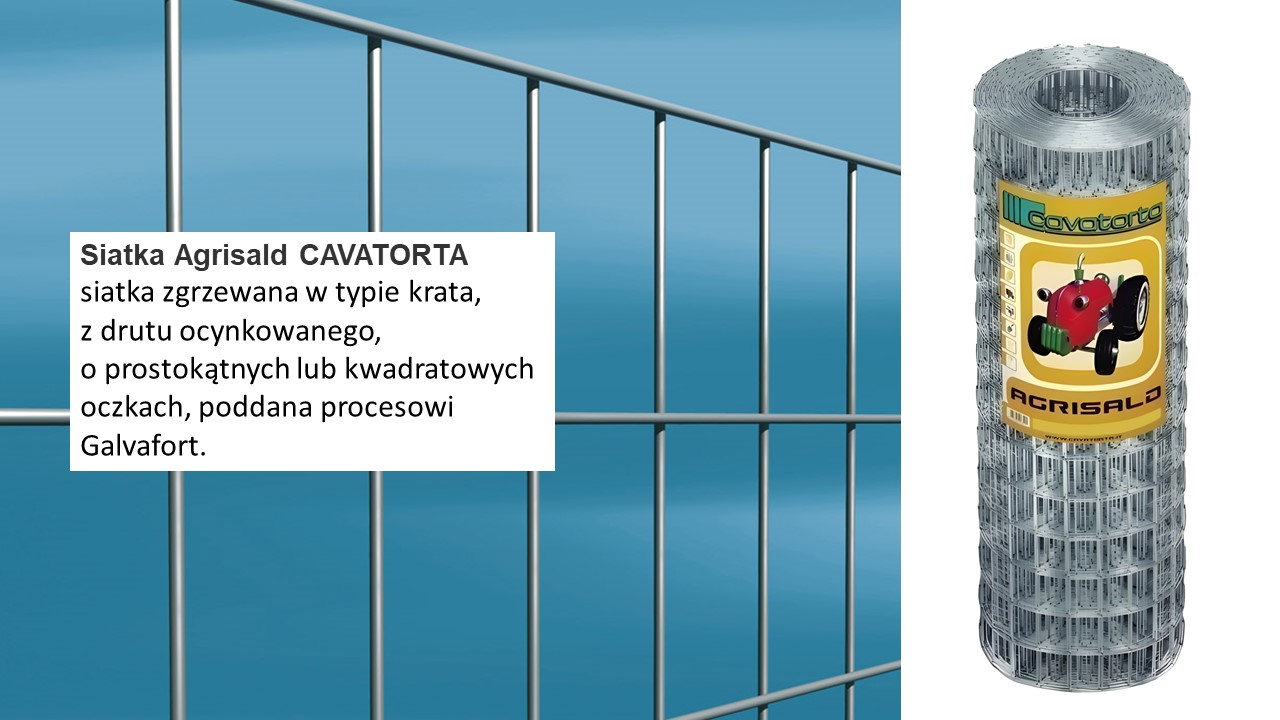 Lustan - siatka metalowa Agrisald Cavatorta