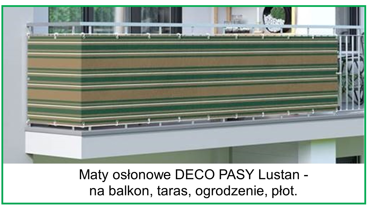 Maty osłonowe DECO PASY Lustan - praktyczne i estetyczne