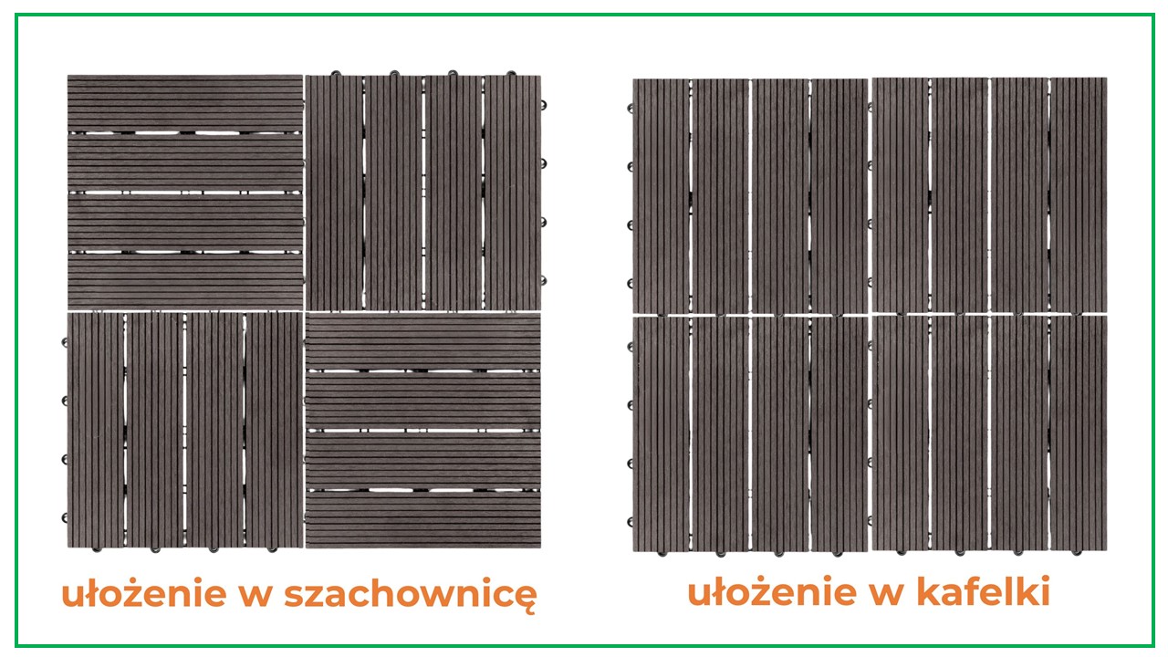 Podesty kompozytowe EasyFloor Lustan wymiary 30x30cm, grubość aż 2,8cm