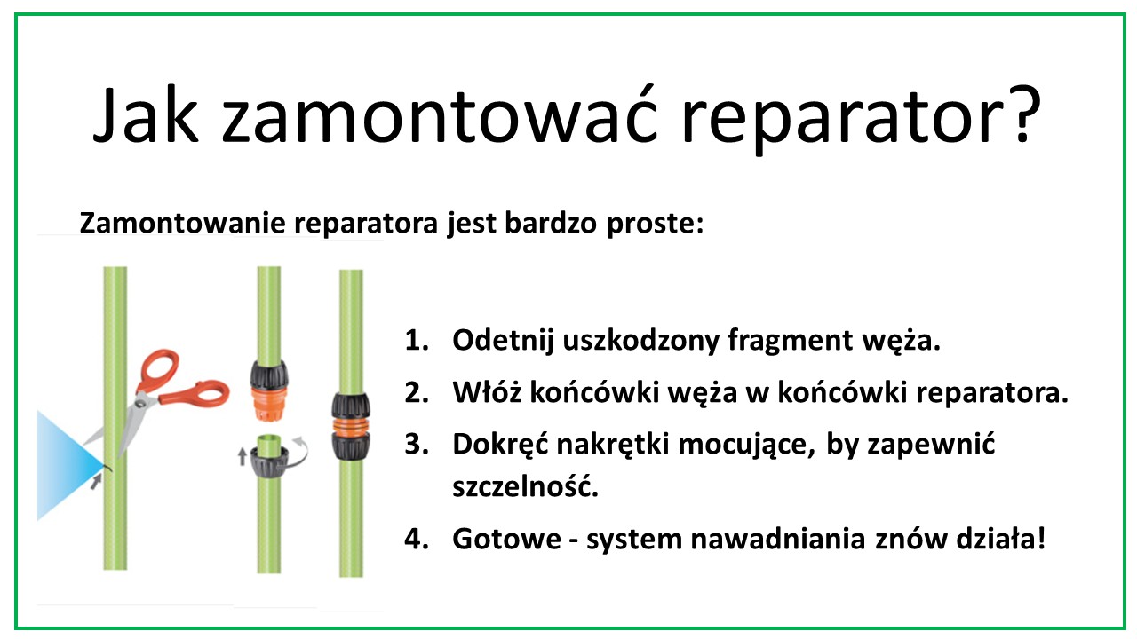 Reparatory Claber - jak zamontować i używać reparatora Claber.