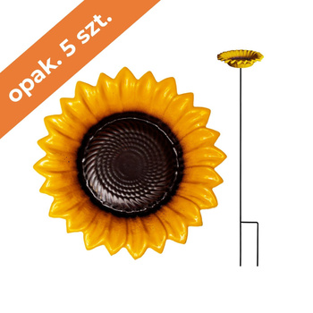 Poidło poidełko ogrodowe dla ptaków SŁONECZNIK - 5 szt.