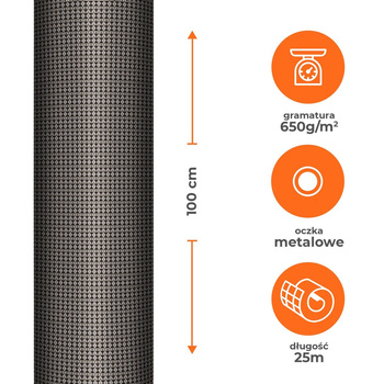 Mata tkanina osłonowa Technorattan Elegance 1x25m