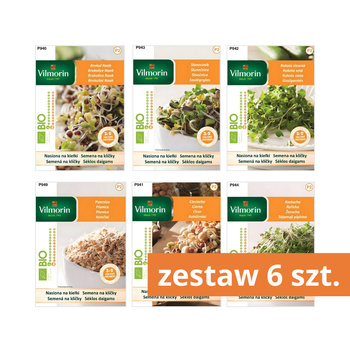 Nasiona na kiełki BIO VILMORIN zestaw 6 szt.