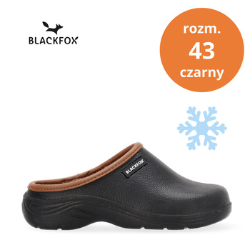 Chodaki ogrodnicze ocieplane męskie Sherlow BLACKFOX czarne rozm. 43
