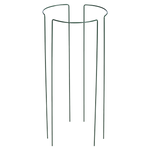 Podpora ogrodowa metalowa obejma trójelementowa do roślin 60x20cm zielona