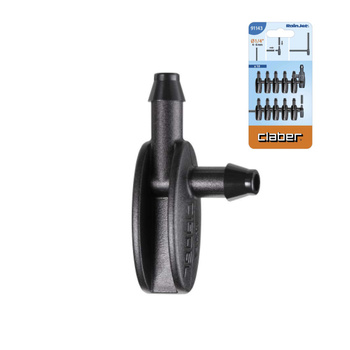 Kolanko wciskane na rurę 1/4" CLABER 91143 opak. 10 szt.