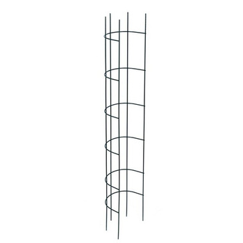 Podpora ogrodowa kolumna do pnączy metalowa 150x24cm zielona