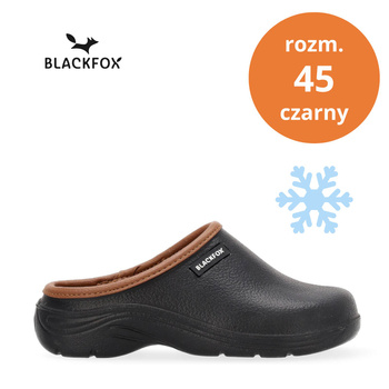 Chodaki ogrodnicze ocieplane męskie Sherlow BLACKFOX czarne rozm. 45