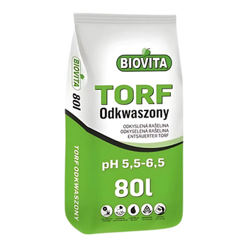 Torf odkwaszony 80l BIOVITA
